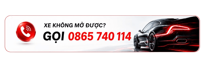 Xe không mở được? Gọi ngay 0865740114